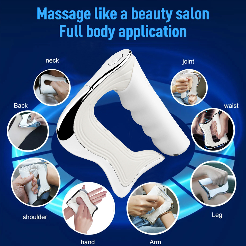 NMES Gua Sha Scraping Massage Tool Handheld Body Muscle Massager Myofascial Releaser Tool for Full Body