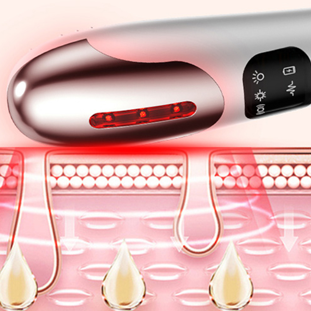 Electric Vibrating Face and Eye Beauty Magic Heat Massager Wand Eye Care Massager