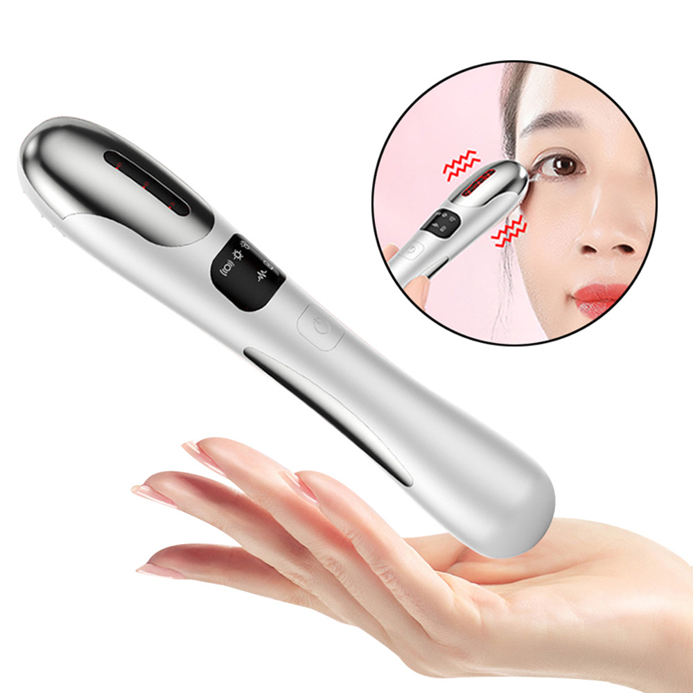 Electric Vibrating Face and Eye Beauty Magic Heat Massager Wand Eye Care Massager