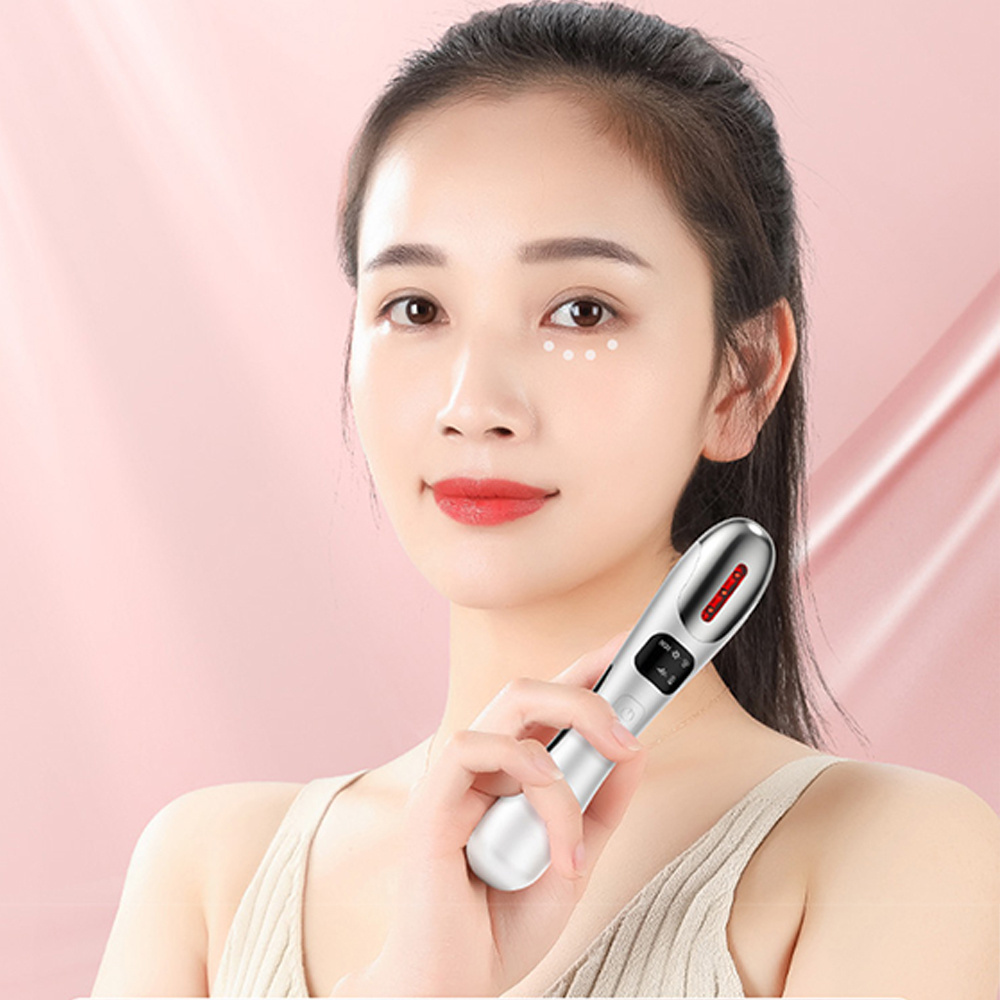 Electric Vibrating Face and Eye Beauty Magic Heat Massager Wand Eye Care Massager