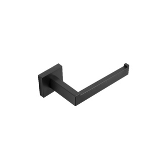 Stainless steel toilet paper holder bathroom hardware matte black paper holder