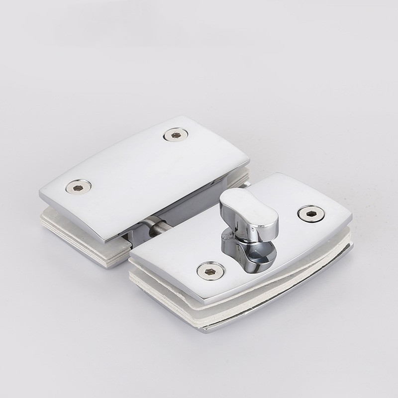 Chinese stainless steel perforated with indicator and door bolt lock suitable for shower glass door locks