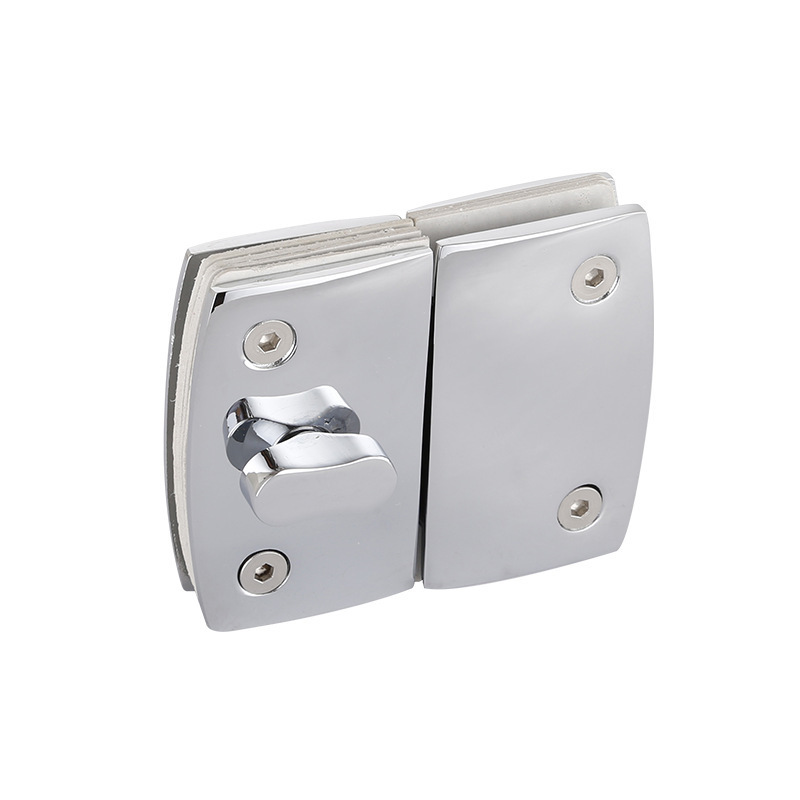 Chinese stainless steel perforated with indicator and door bolt lock suitable for shower glass door locks