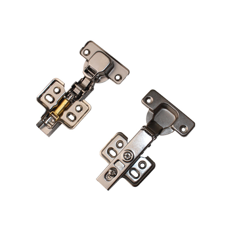 Furniture Accessories Hydraulic Auto Hinge Hinges Kitchen Cabinet Stainless Steel Modern Kitchen Hardware Fittings Nickel Plate