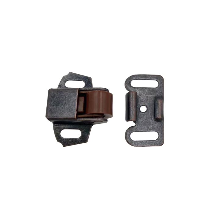 Cabinet lock buckle door suction buckle, spring single wheel low foot door clip buckle