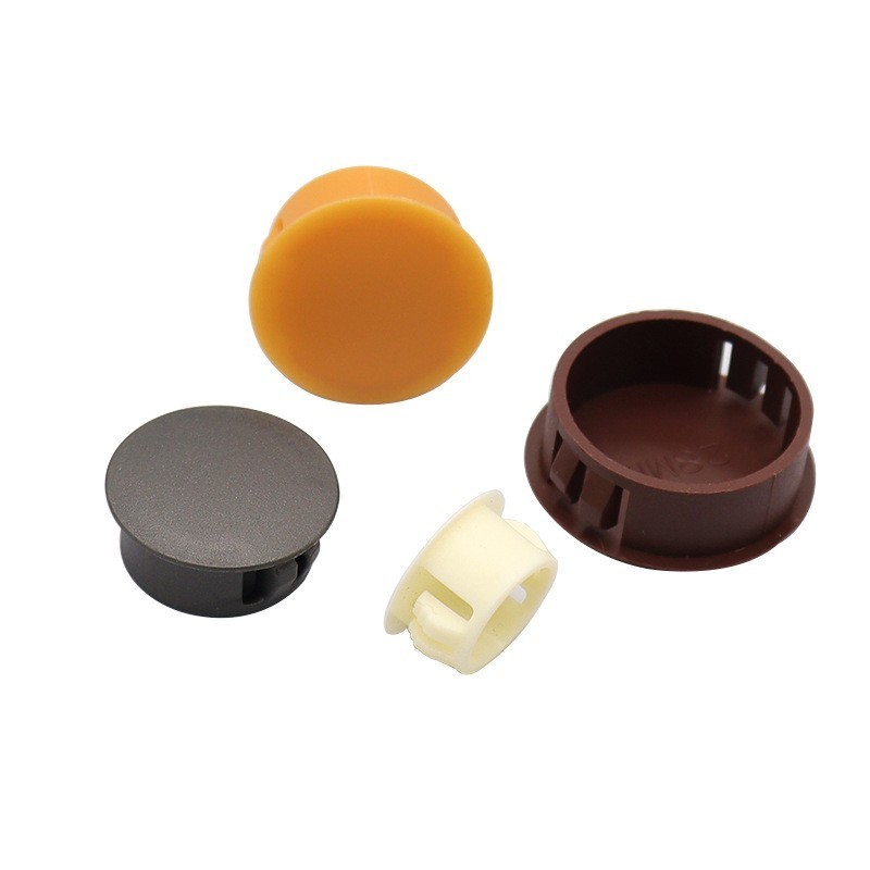 Furniture Round Decorative Hole Dust Cover Plastic Plug With Screw Furniture 8mm Protective  Hole Cover