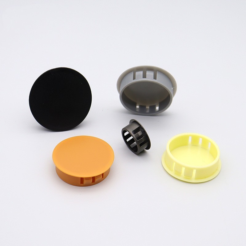 Furniture Round Decorative Hole Dust Cover Plastic Plug With Screw Furniture 8mm Protective  Hole Cover