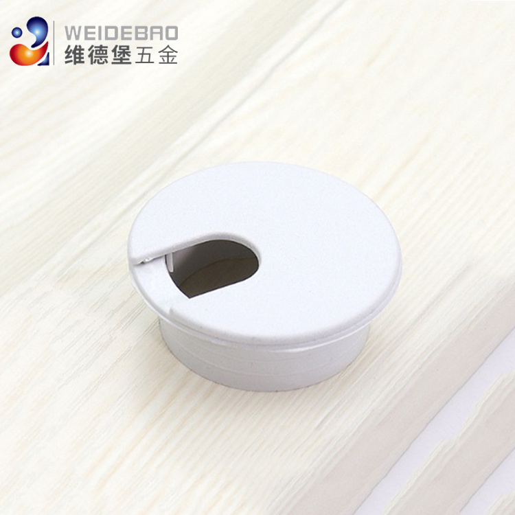 Factory Price Office Furniture Hardware 35MM Plastic Cable Grommet Computer Desk Grommet