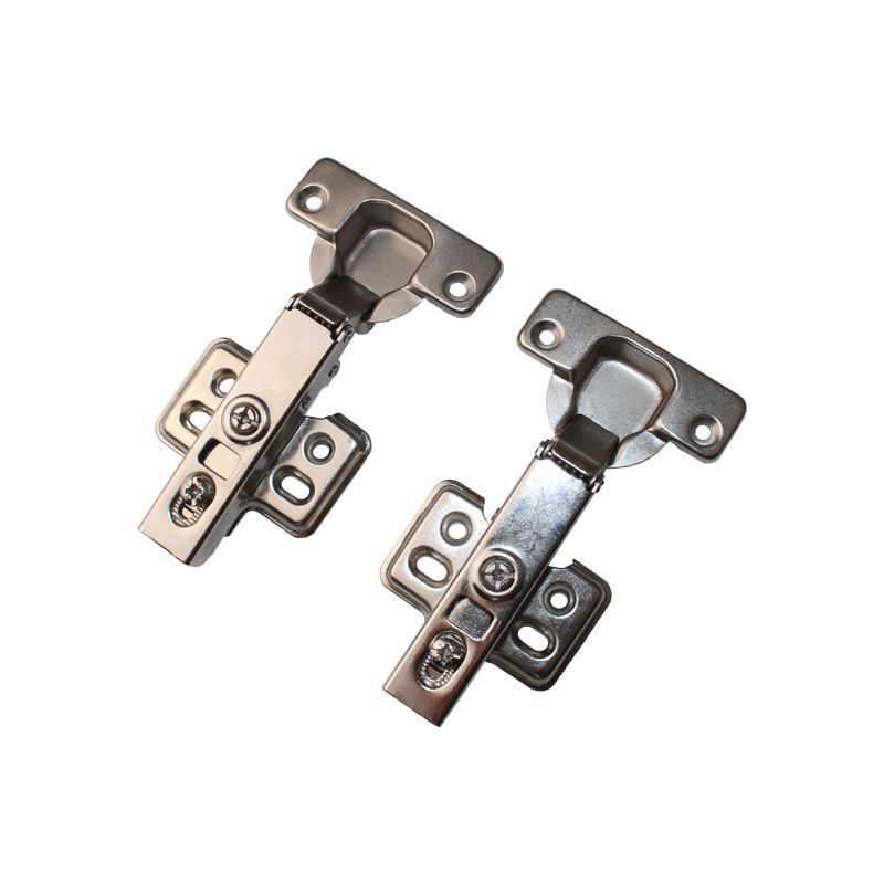 Furniture Accessories Hydraulic Auto Hinge Hinges Kitchen Cabinet Stainless Steel Modern Kitchen Hardware Fittings Nickel Plate