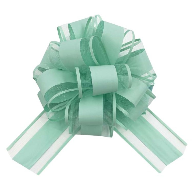 Cheap Price Plastic Romantic 50 mm Pull String Ribbon Bow Luxury Bow Gift Wrap Ribbon And Bows