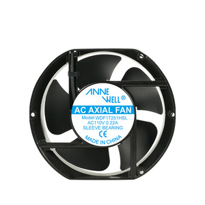 172mm Plastic Blade Material Free Standing Mounting 172x150x51mm 220V AC Axial Cooling Fan Industrial Equipment Ventilation Fan