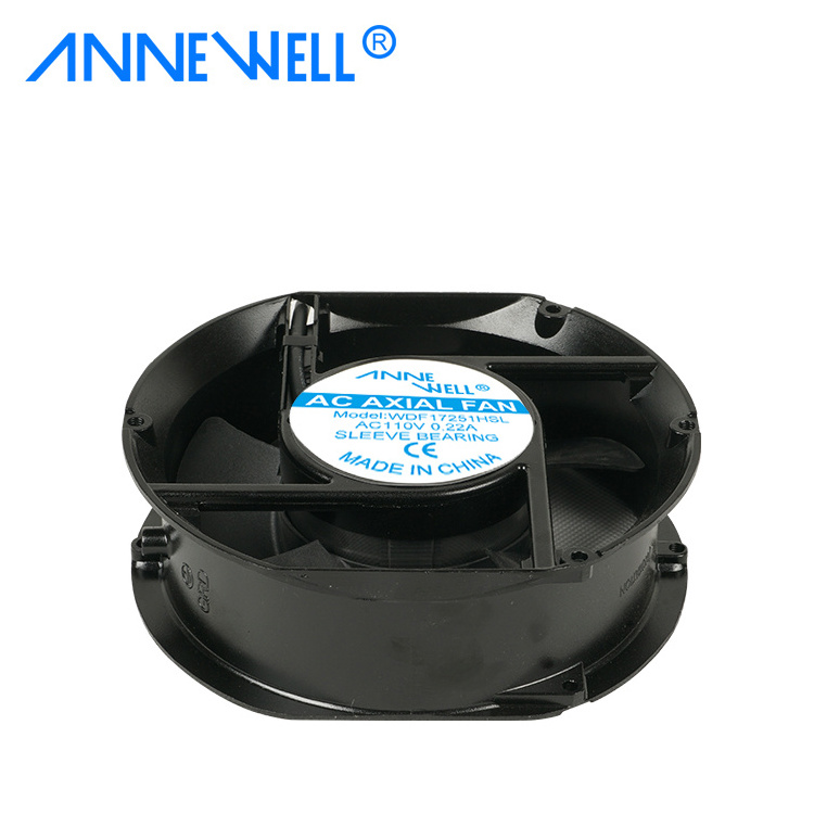 172mm Plastic Blade Material Free Standing Mounting 172x150x51mm 220V AC Axial Cooling Fan Industrial Equipment Ventilation Fan