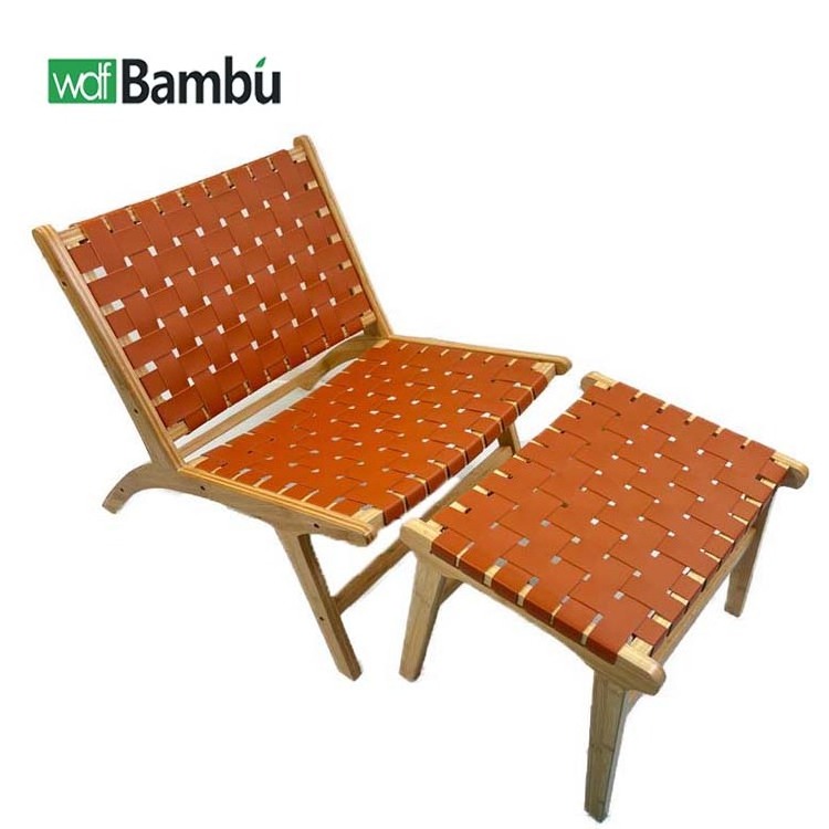 WDF Custom Fauteuil de salon poltronas lounge chair fauteuil salon complet sedia sessel stuhl bamboo chair for Living room