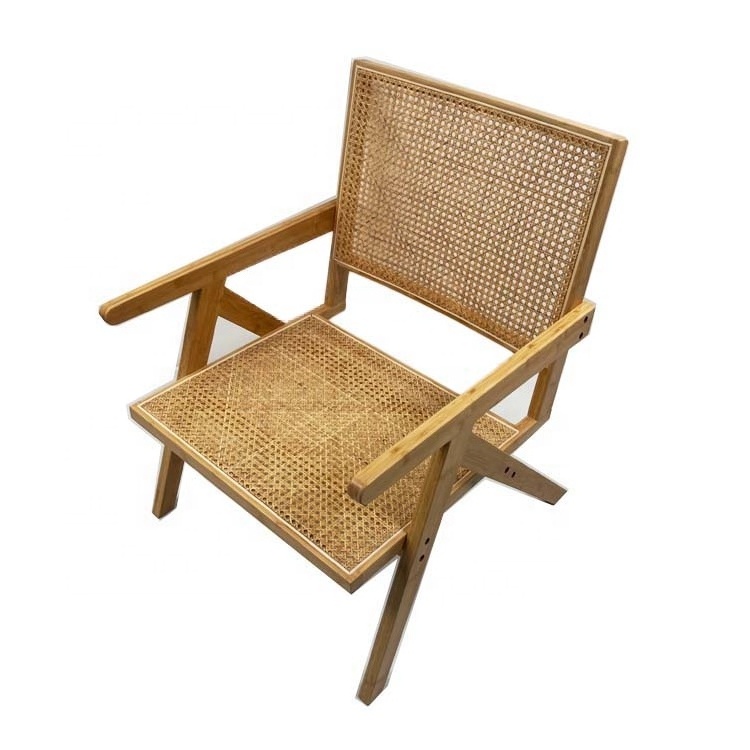 Wholesale Price OEM/ODM Wood Chaises De Salon Lounge Chair Poltronas Sessel Comfortable Bamboo Chair For Home