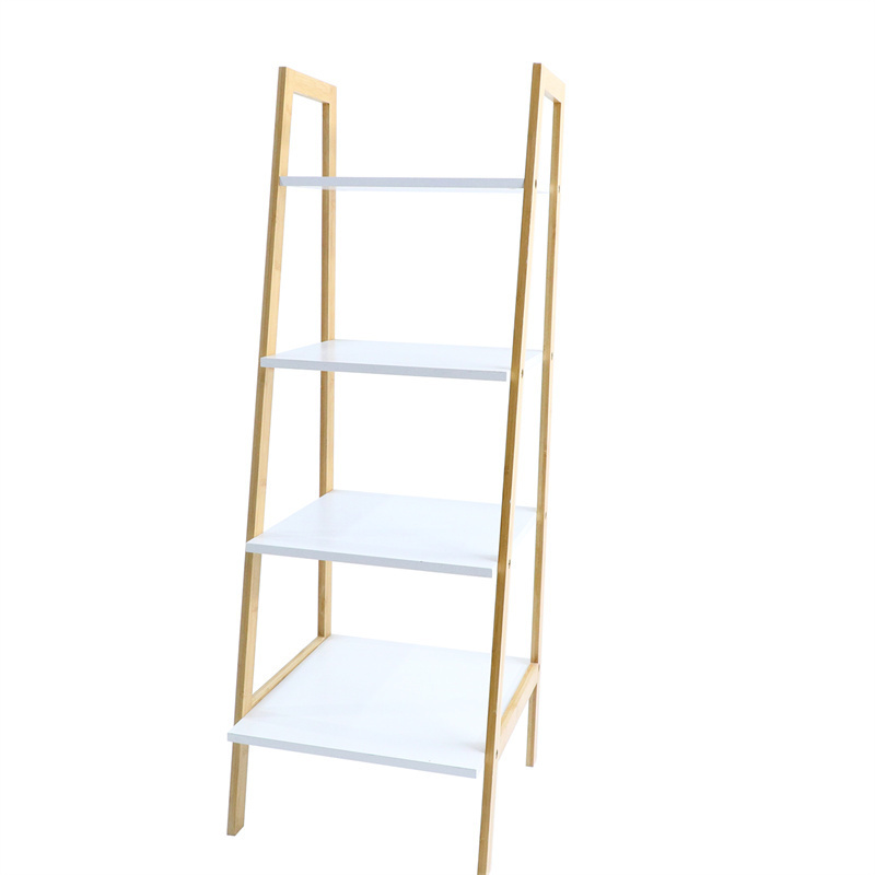 Wholesale Bamboo Display Racks 4 Tiers Bamboo Flower Pot Shelf Bamboo Storage Shelf