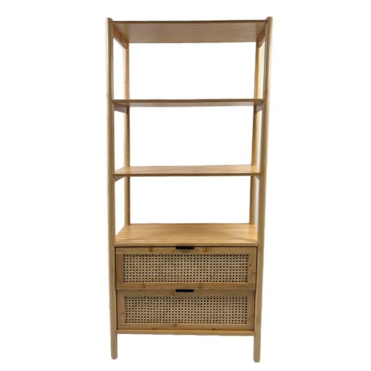 WDF OEM hutch side board crockery cabinet storage ratan usm furniture armarios habitacion meuble salon bamboo rattan cabinet