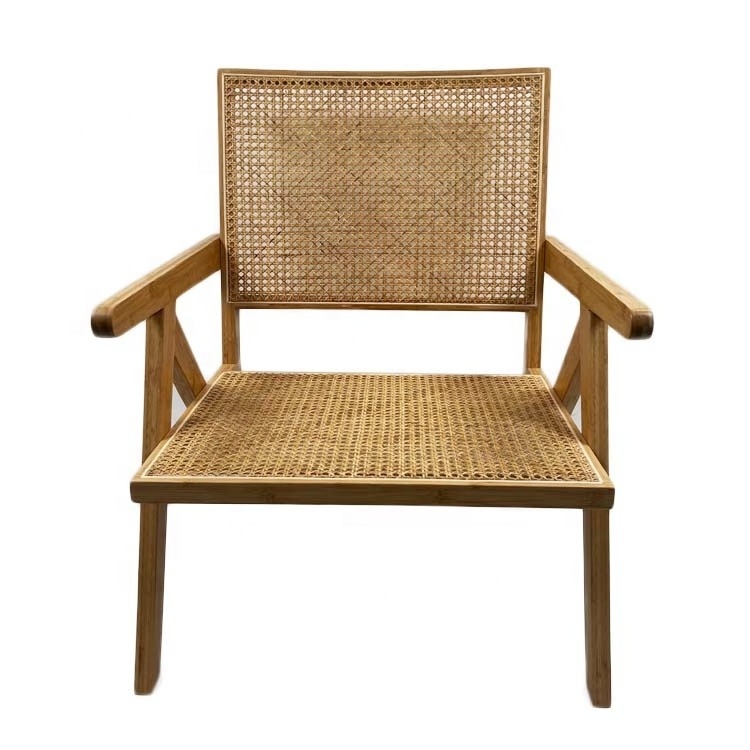 Wholesale Price OEM/ODM Wood Chaises De Salon Lounge Chair Poltronas Sessel Comfortable Bamboo Chair For Home