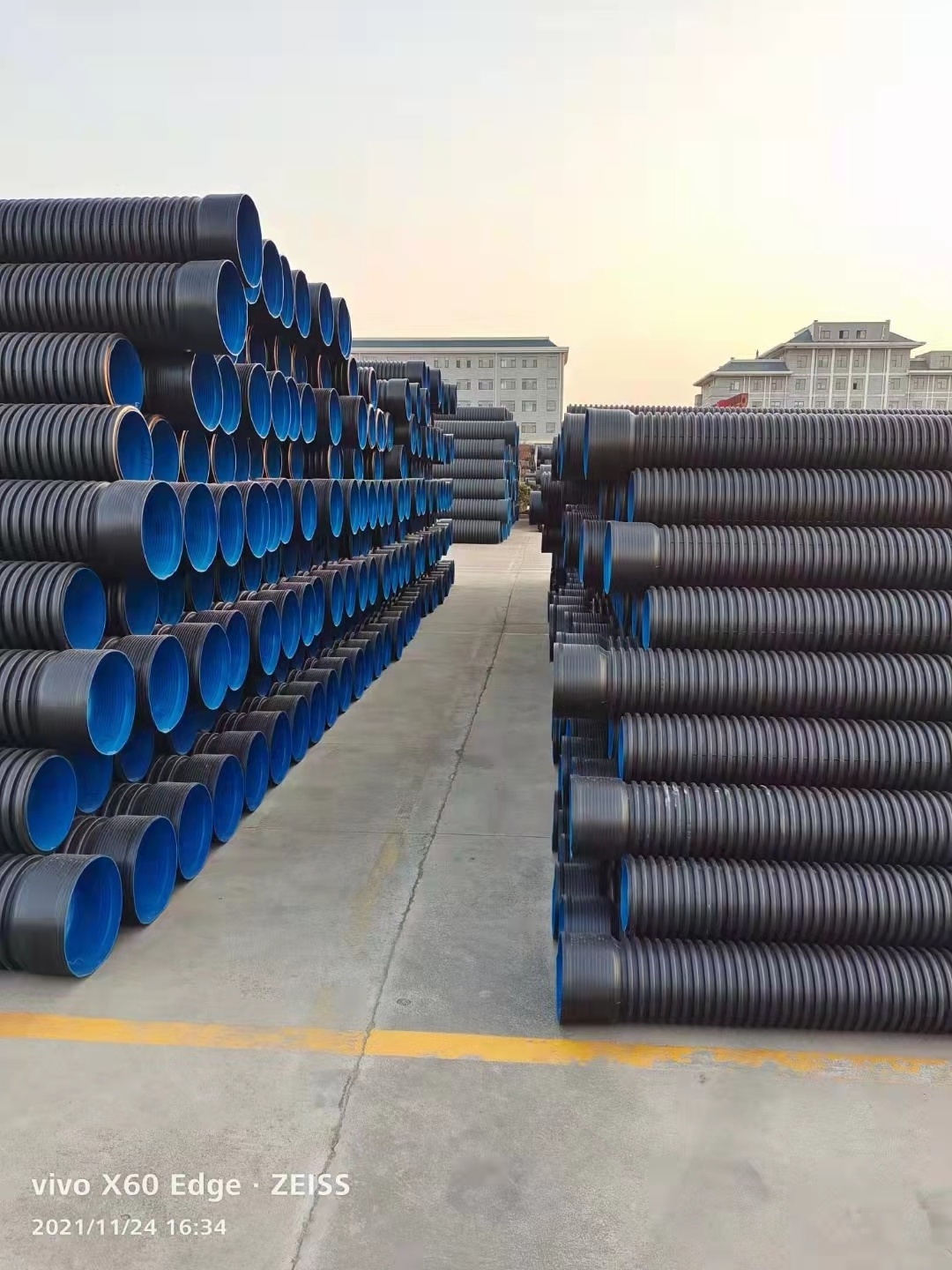 HDPE double wall corrugated PE drainage pipe hdpe plastic culvert pipe