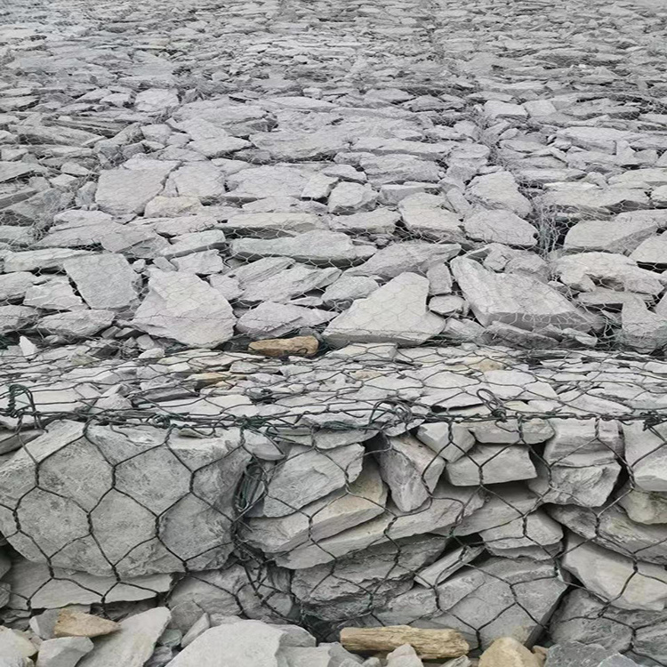 wire mesh hexagonal gabion river flood control stone barbed wire cage hexagonal gabion cages