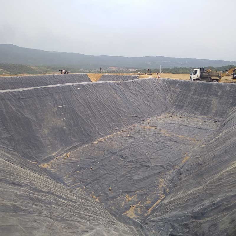 High quality underground waterproofing textured HDPE/ PVC membrane 2mm geomembrane for landfill liners