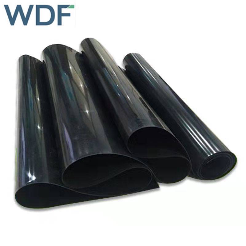 0.5mm 0.75mm plastic water tank liner 1.0mm dam liner 2mm black hdpe geomembrane liner