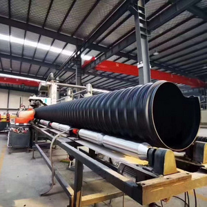 HDPE double wall corrugated PE drainage pipe hdpe plastic culvert pipe