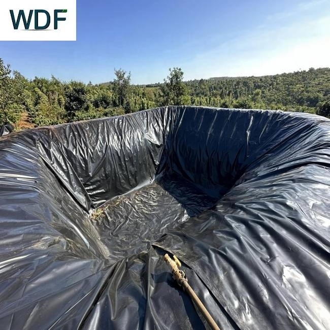 Custom pond liner thickness 0.5mm 0.75mm 1mm epdm rubber pond liner pvc hdpe geomembrane for biofloc reinforced pond liner