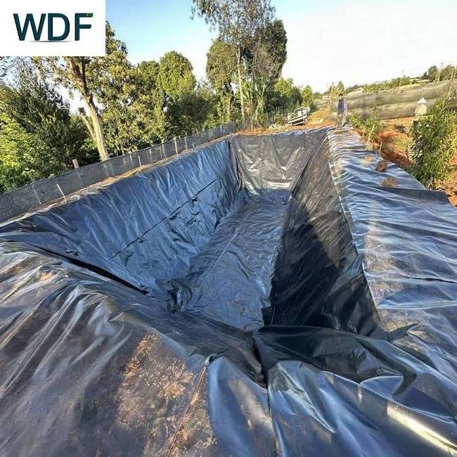 Custom pond liner thickness 0.5mm 0.75mm 1mm epdm rubber pond liner pvc hdpe geomembrane for biofloc reinforced pond liner