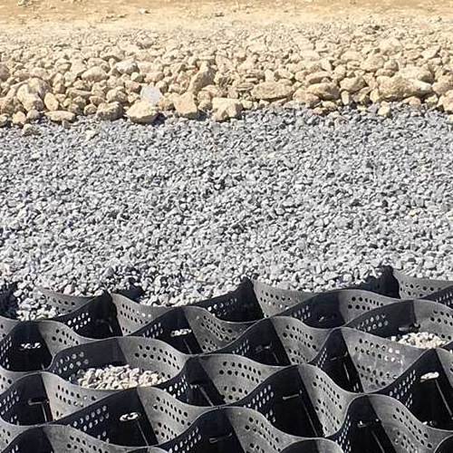 HDPE Geocell Gravel Grid 50mm ASTM Standard Textured Smooth Surface Plastic Geocell