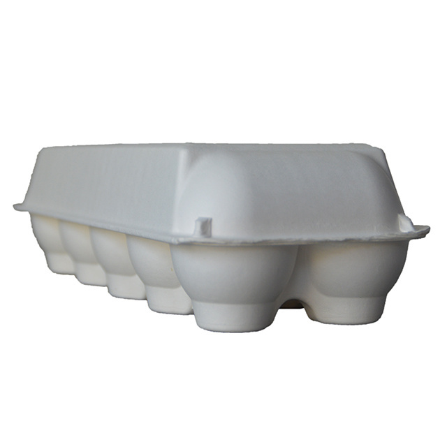 10 Holes Biodegradable Packaging Carton Chicken Goose Duck Eggs Packaging Boxes Carton Tray Chicken Egg Tray Carton