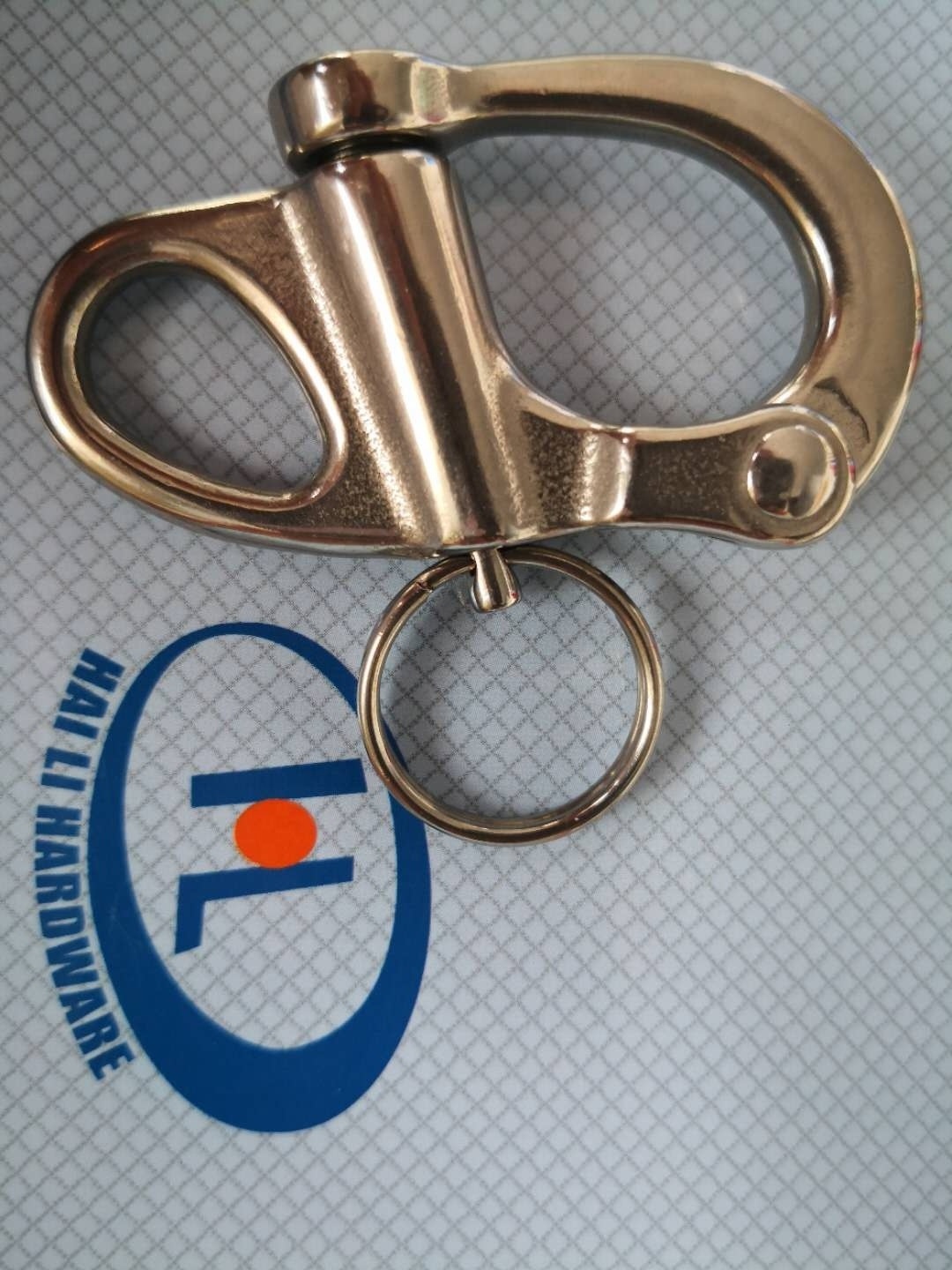 High Quality Stainless Steel 304/316 Quick Release Snap Shackle With Fixed Eye