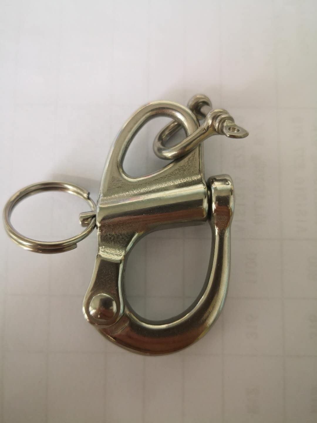 High Quality Stainless Steel 304/316 Quick Release Snap Shackle With Fixed Eye