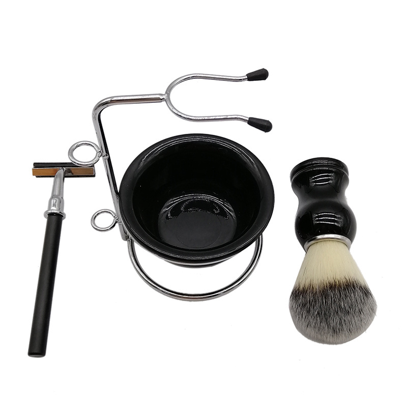 Men's Shaving Razor Kit Soap Bowl & beard Brush Holder Male Beard Shaving Soap Bowl Shaer Stand Male Shaving Tool Set