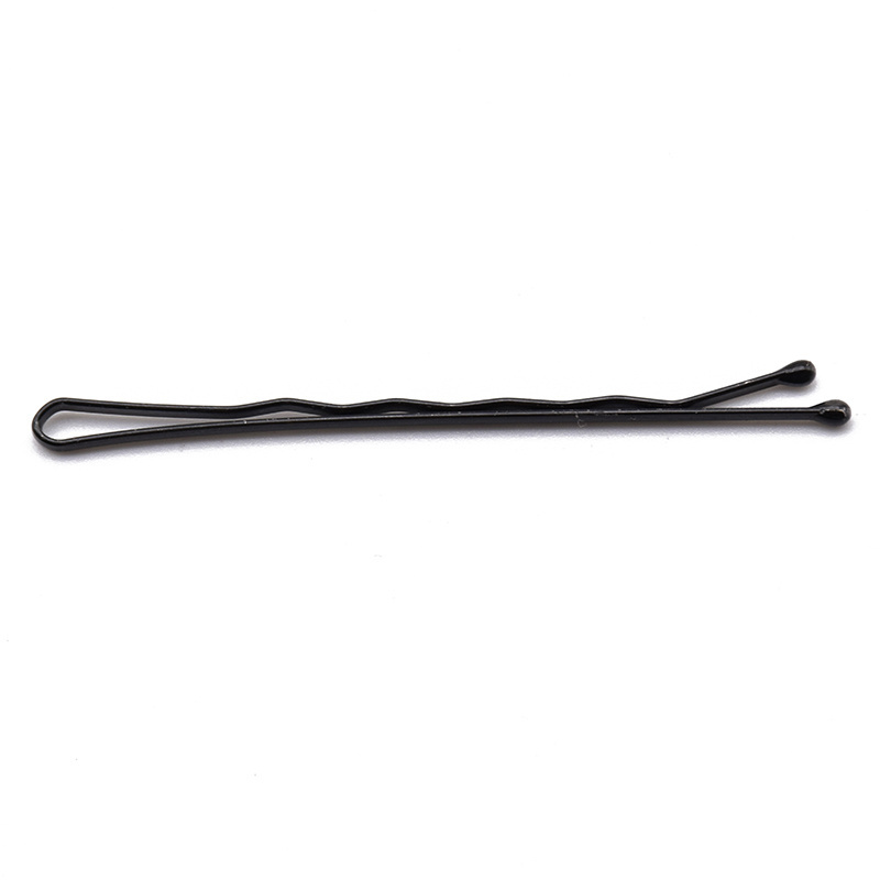 Hairdressing salon hard metal styling hair pins black basic bobby pins