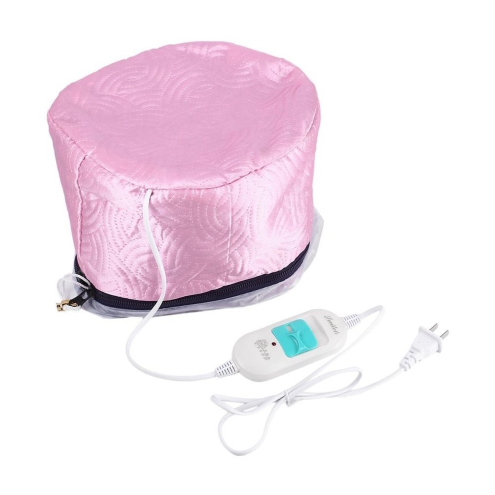 Electric Hair Thermal Treatment Hair Beauty Steamer Hat SPA 220V Nourishing Hair Care Anti-electricity Control Heating