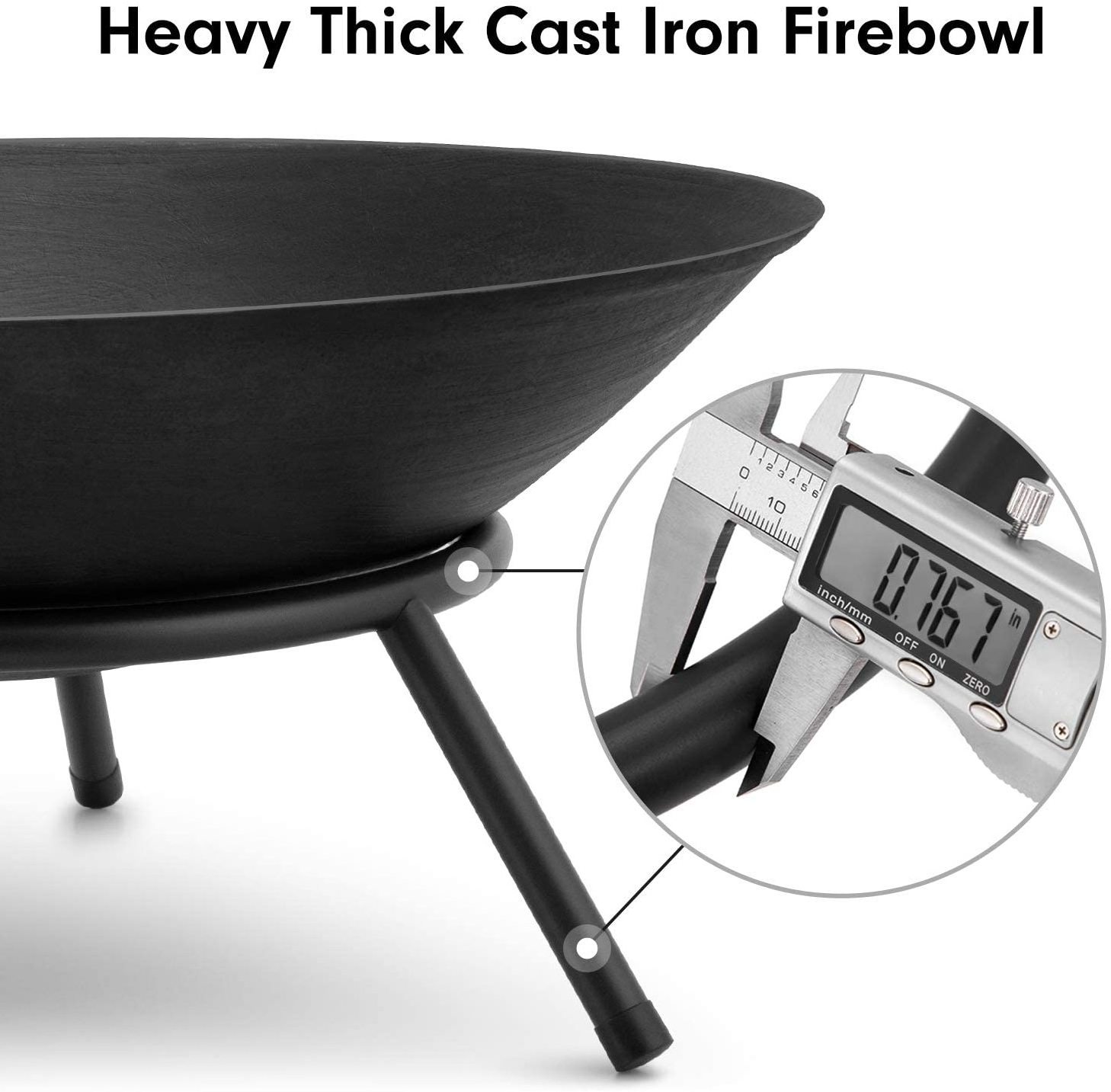 Hotselling outdoor fireplace garden metal steel firepit fire bowl with powder coating heater Backyard Home Furniture