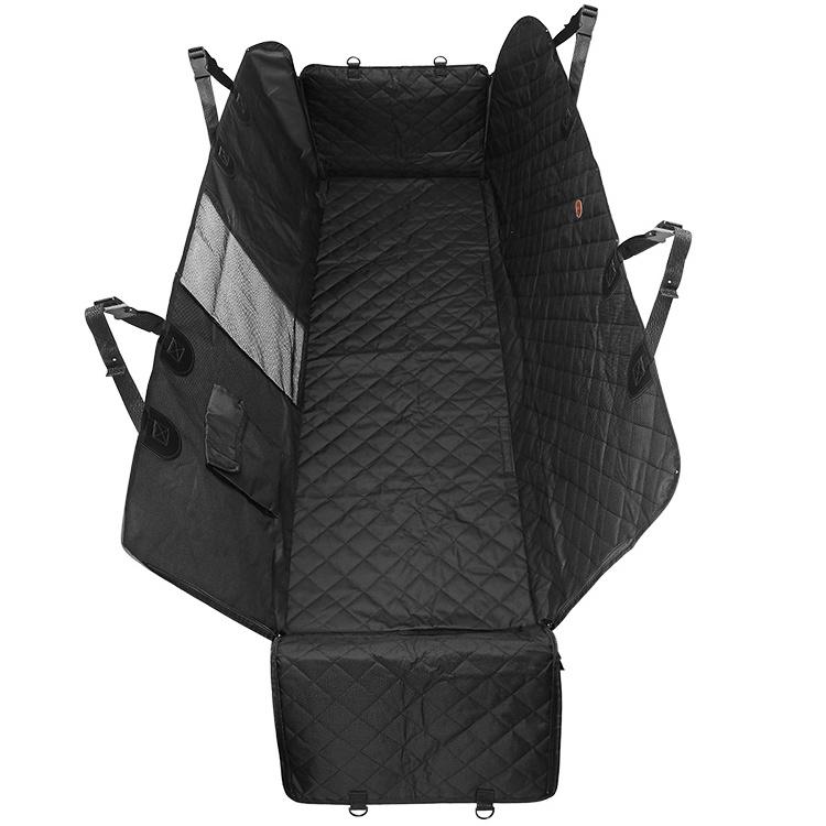 4 In 1 Foldable Side Slips Waterproof Hammock Active Mat Car Pets Nonslip Scratcher Carriers Rear Van Dog Back Seat Cover