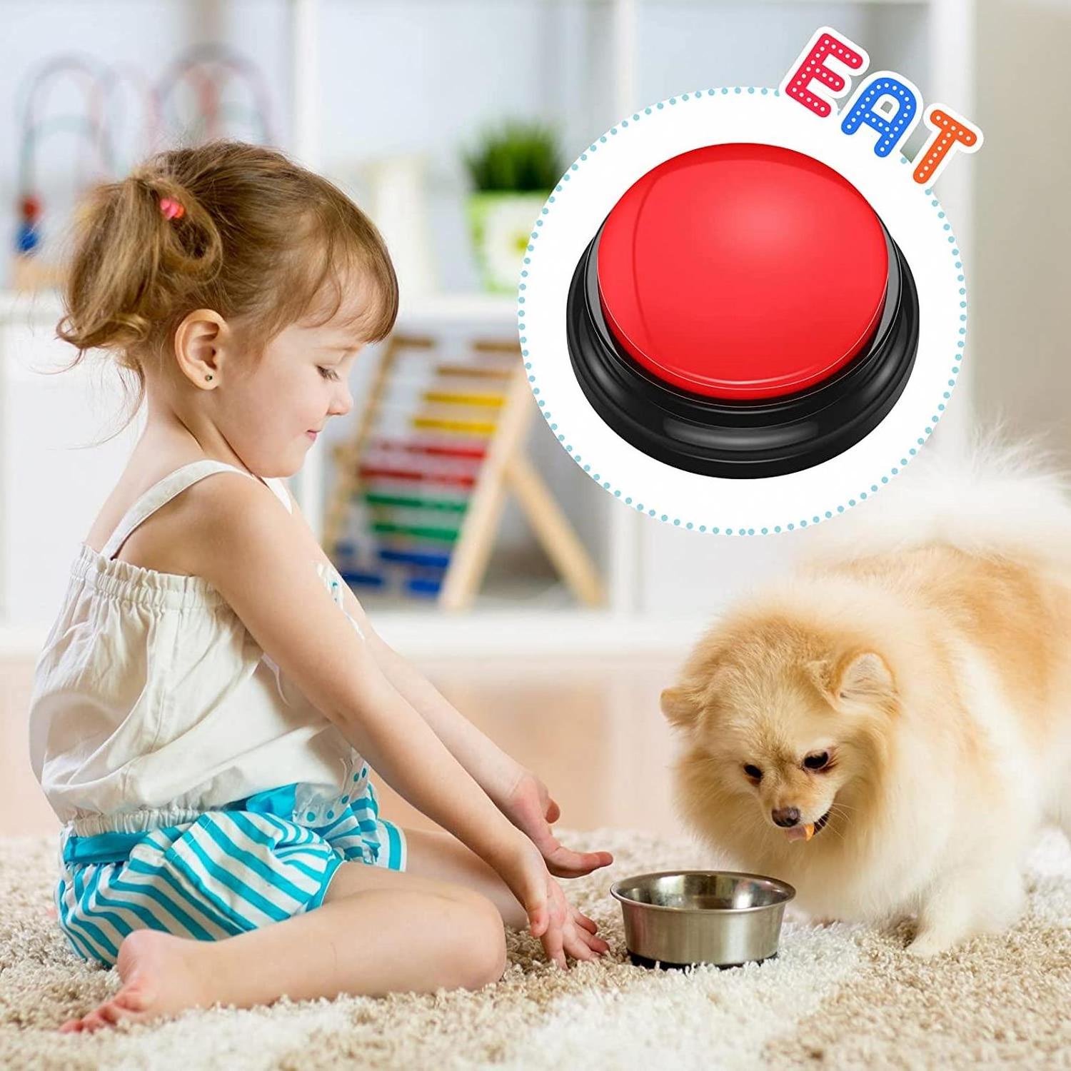 Coolest Dog Communication Talking Button Dog Recording Button For Pets Training Toys Bulk