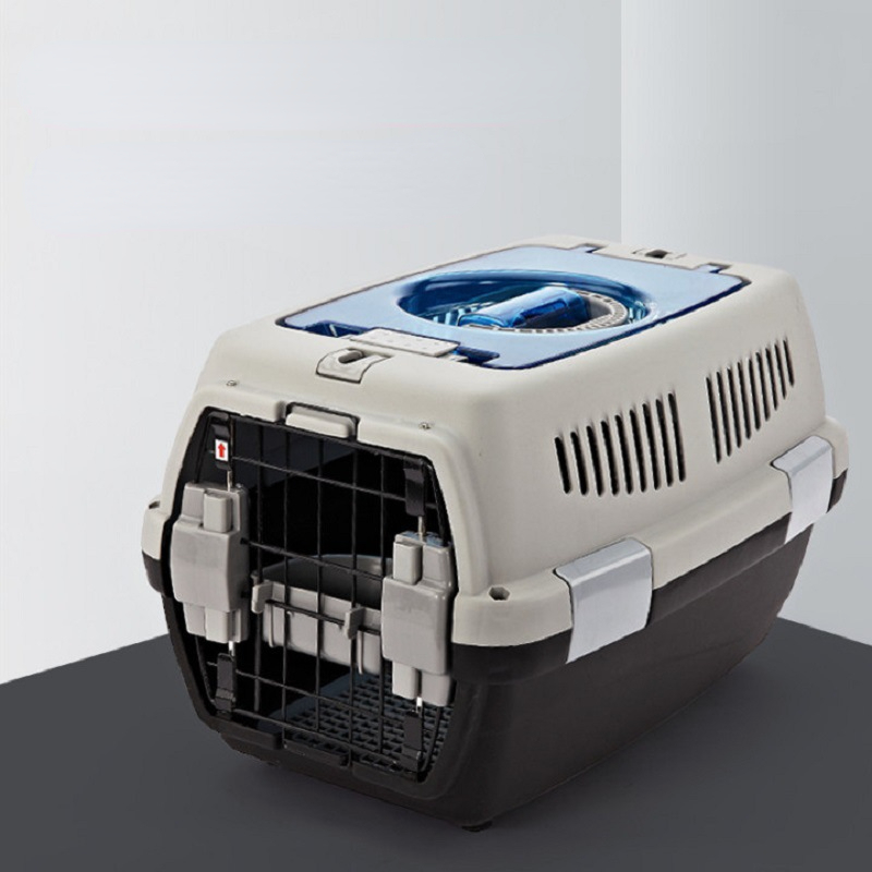 Wholesale Dogs Traveling Airplane Dog Cage Portable Large Dog Plastic Air Cargo Container Pet Air Crate