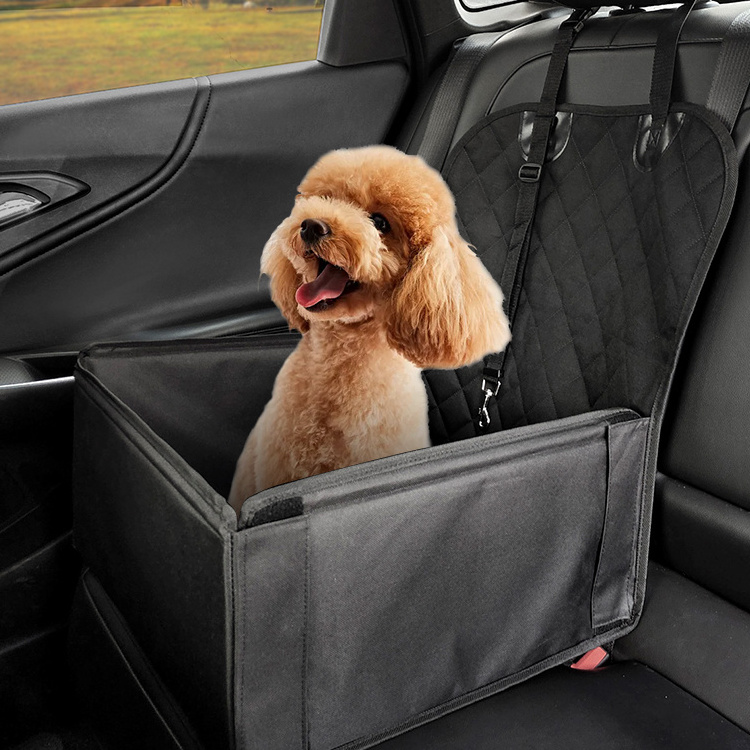 High Quality Dog Car Seats With Belt Pet Dog Cars Front Travel Pet Seat Cover