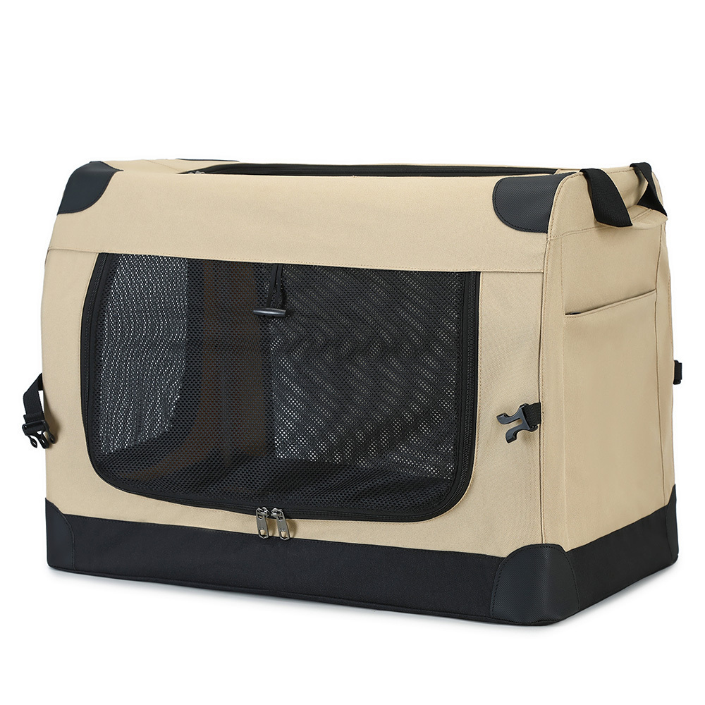 Pet Travel Carrier Crate Dog Car Seat Cage Dog Kennel House Pet Nest Pet Home Carrier Bag Foldable Train Dog Carrier Cage