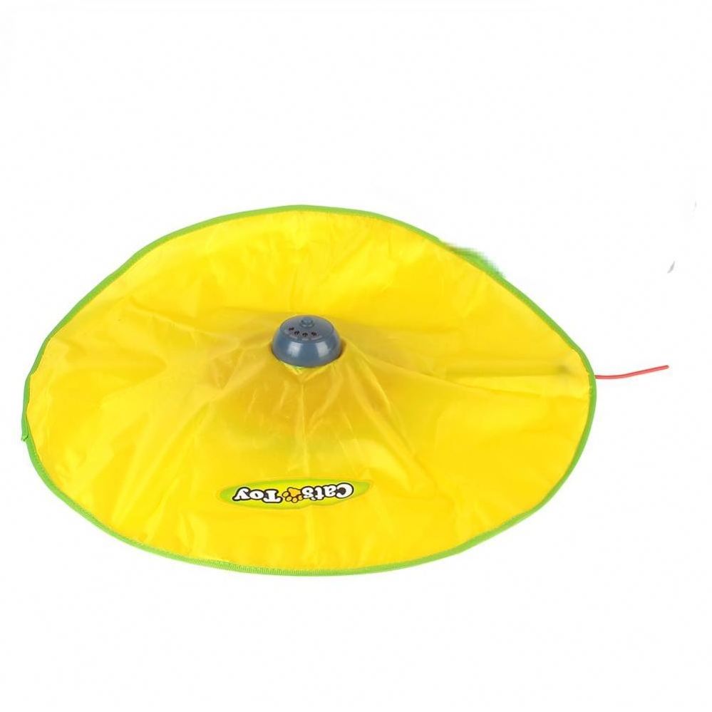 4 Speeds Smart Cat Toys Electric Motion Undercover Mouse Fabric Moving Feather Interactive Toy For Cat Kitty Automatic Pet Toy