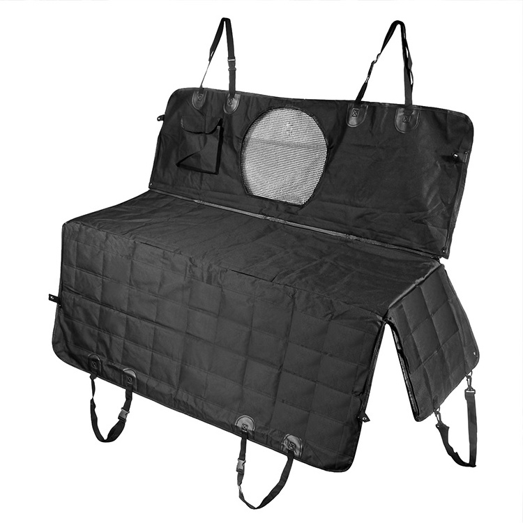 Removable Luxury Hommock Backset Back Safety Bag Bed Pet Car Seat Cover Carrier Mat Waterproof Center Console Dog Seat