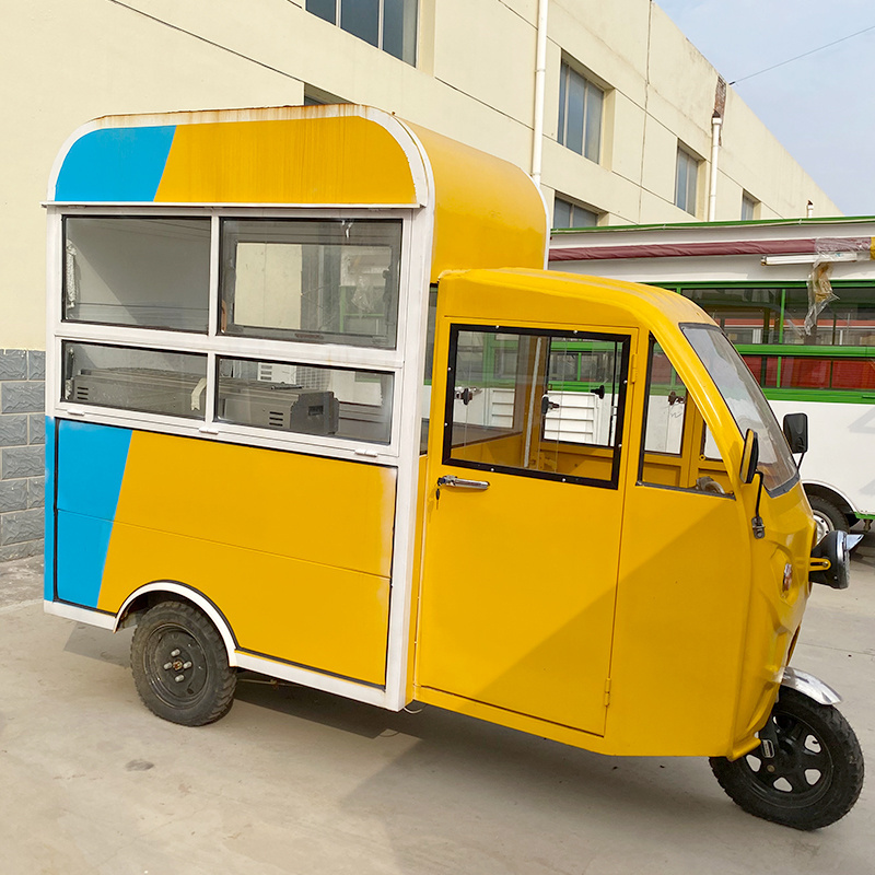 Wanda CE certified sno cone trailer food trailers fully equipped mobile food truck for vending