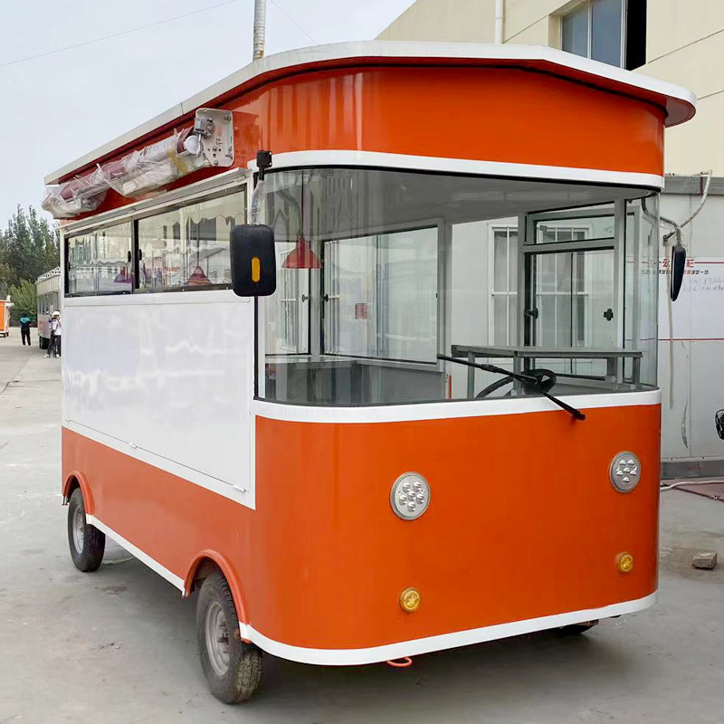 WD Factory Price Canteen Trailer Burger Mobile Food Truck For Sale In Dubai Uae