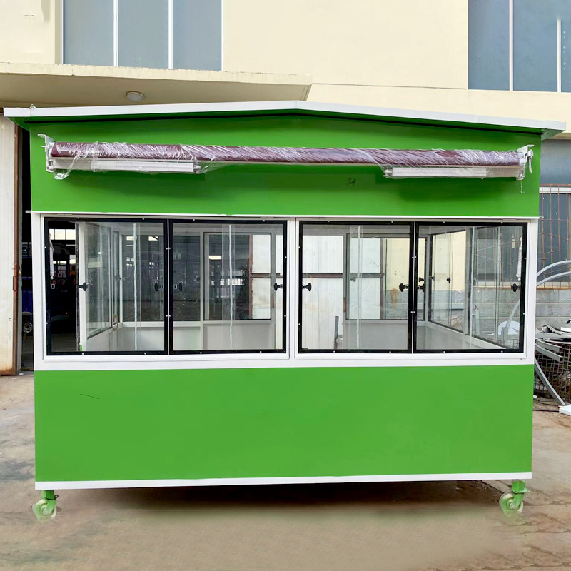 Mobile Food Kiosk Street Outdoor Fast Food Vending Cart Lemonade Juice for sale