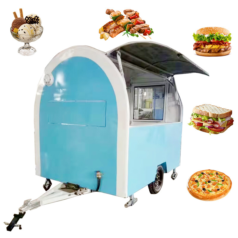 Wanda Square Food Trailer For Sale Food Truck Barbecue Mobile Street Food Vending Cart