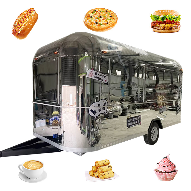 WD UK food truck popular catering mobile fast food car for sale