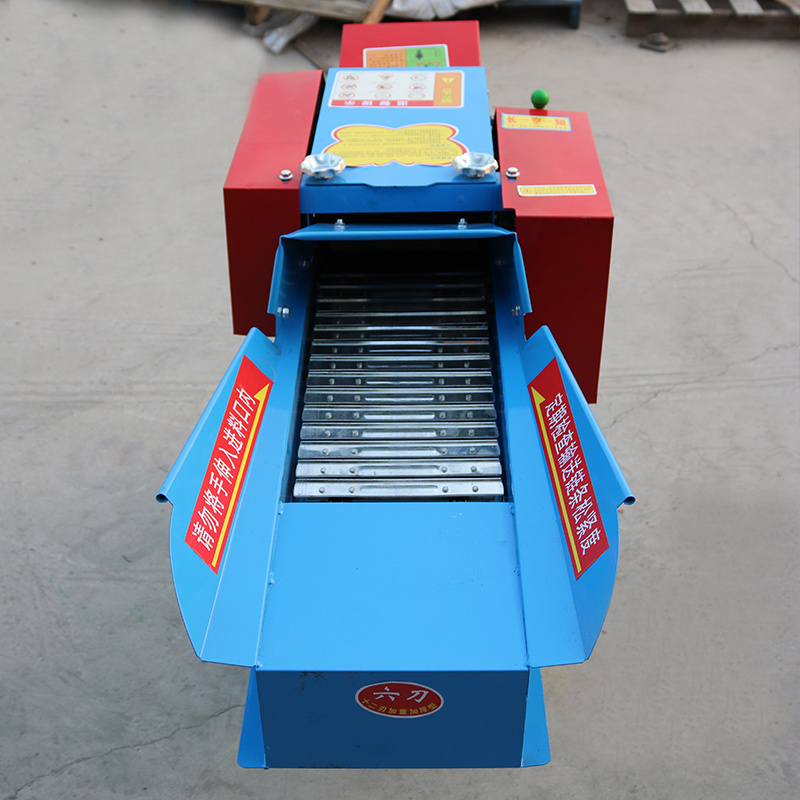 Animal Grass Straw Feed Crusher Chaff Cutter Machine With Diesel Engine Chopper Progressing Milling Machinery