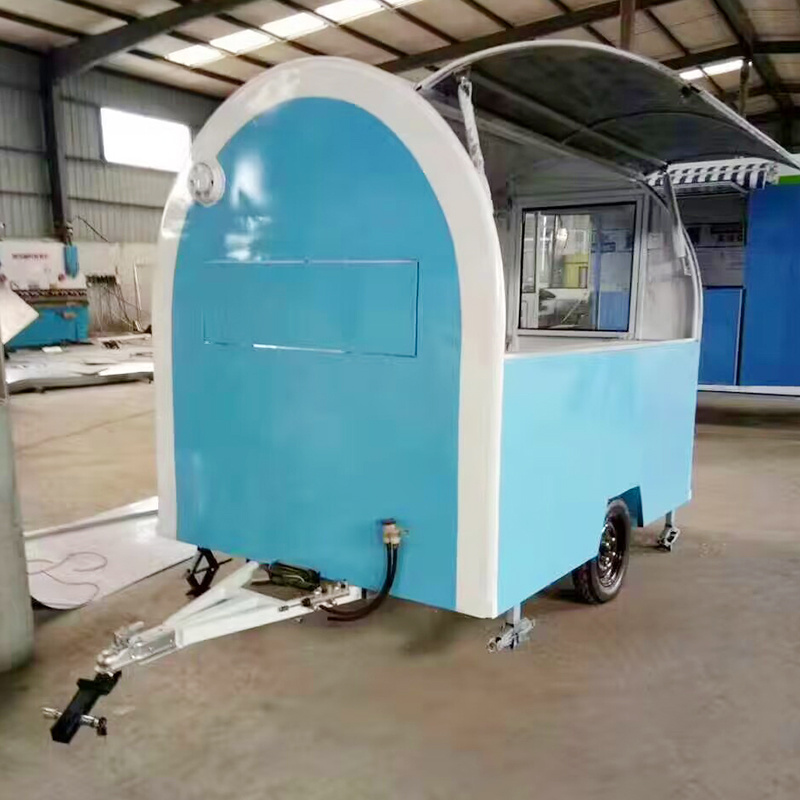 2024 Electric Mobile Food Truck with Battery USA Standard Street Food Cart for Sale Pizza Vending Van Kiosk